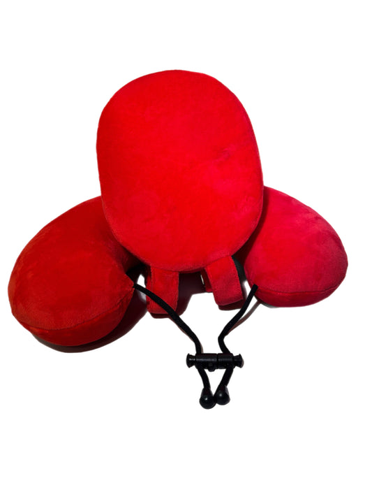 Nap-Star Pillow and Neck Pillow set (RED)