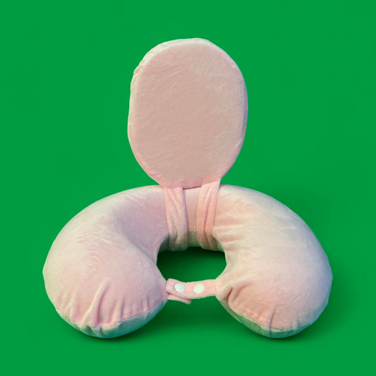 Nap-Star pillow and Neck Pillow set (Pink)